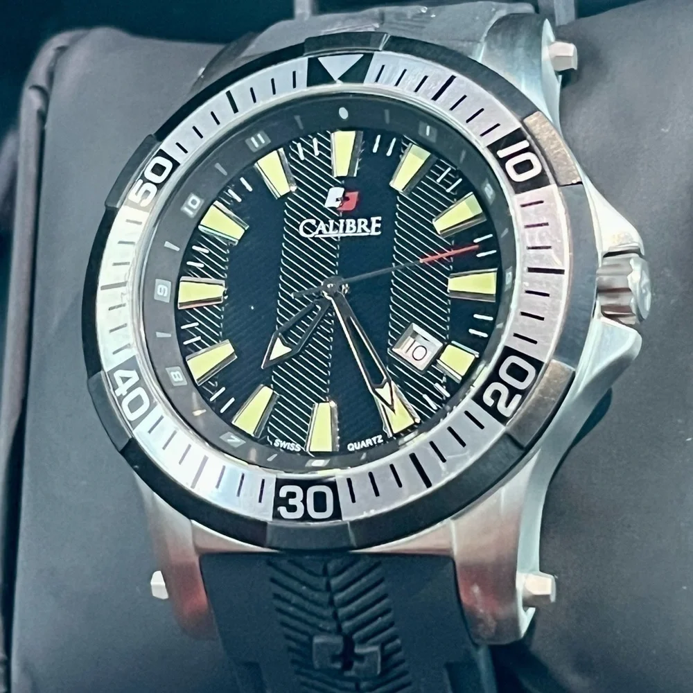 Calibre Hawk OPS Date Luminous Designer Sport Men’s Watch